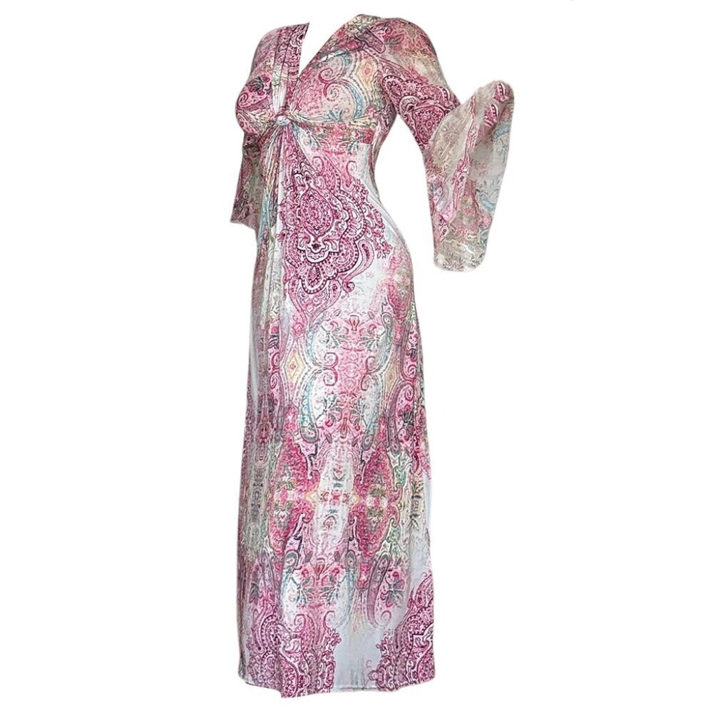 NWT TROIS KA FLOWEY PATTERN DRESS - Picture 7 of 12